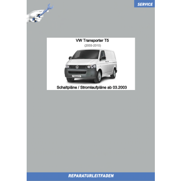 VW Transporter T5 (03-09) Stromlaufpläne / Schaltpläne ab 03.2003