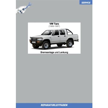 VW Taro 1989-1997 Reparaturleitfaden Lenkung Bremsen Bremsanlage