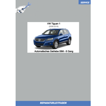 VW Tiguan 1 (07-16) Reparaturleitfaden Automatikgetriebe 09M ­6 Gang