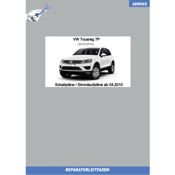VW Touareg 7P (10-18) Stromlaufplan / Schaltplan ab 04.2010