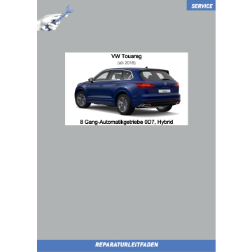 VW Touareg (18 ➤) Reparaturleitfaden 8-Gang Automatik Getriebe 0D7 Hybrid