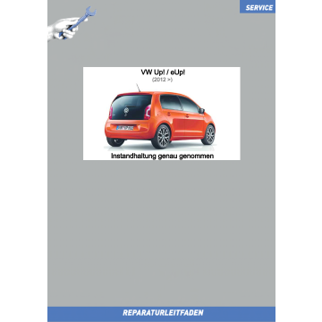 VW Up! / eUP! (12 ➤) Instandhaltung Service Wartung