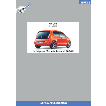 VW Up! (12 ➤) Stromlaufpläne / Schaltpläne ab 08.2011 komplett
