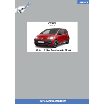 VW Up! (20 ➤) Reparaturleitfaden Motor 1,0 Liter Benziner 48 / 59 kW