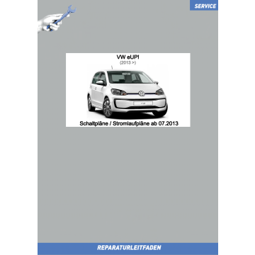 VW e-Up! (13 ➤) Schaltpläne / Stromlaufpläne ab 07.2013 komplett