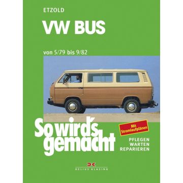 VW Bus T3 1,6 / 2,0 Liter (79-82)  Reparaturanleitung So wirds gemacht