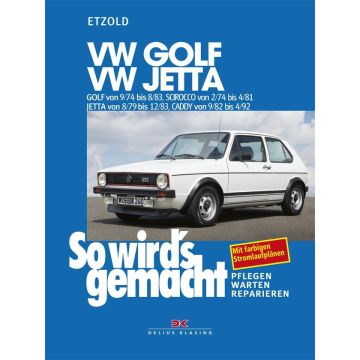 VW Golf 1 / Jetta / Scirocco / Caddy (74-92) Reparaturanleitung Delius 11