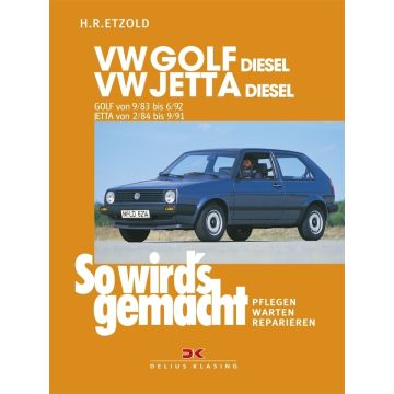 VW Golf 2 / VW Jetta (1983-1992) Reparaturanleitung 1,6 Liter Diesel So wirds gemacht
