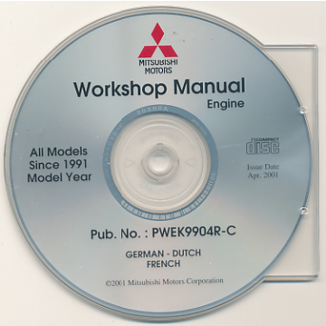 Mitsubischi Motoren (1991 >) Werkstatthandbuch CD alle Motoren seit 1991