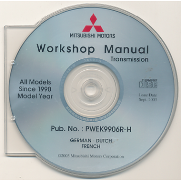 Mitsubischi Getriebe (1990 >) Werkstatthandbuch CD alle Getriebe seit 1990