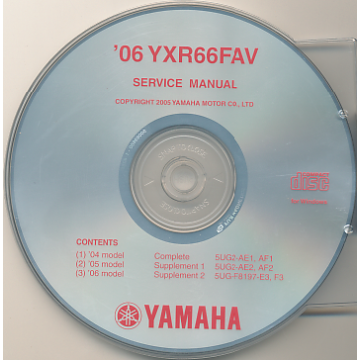 Yamaha YXR 660 FAS (04-06) Service Manual CD