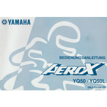 Yamaha Aerox YQ50 / YQ 50 L (2002) Bedienungsanleitung