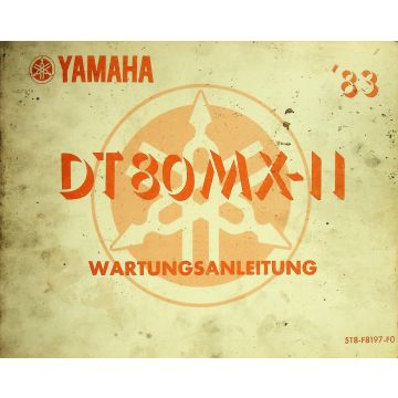 Yamaha DT 80 MX-II (1983) Wartungsanleitung
