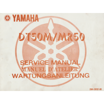 Yamaha DT50 MR50 (1977) Wartungsanleitung