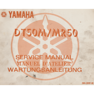 Yamaha DT50 MR50 (1977) Wartungsanleitung
