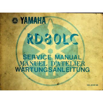Yamaha RD 80 LC (1982) Wartungsanleitung