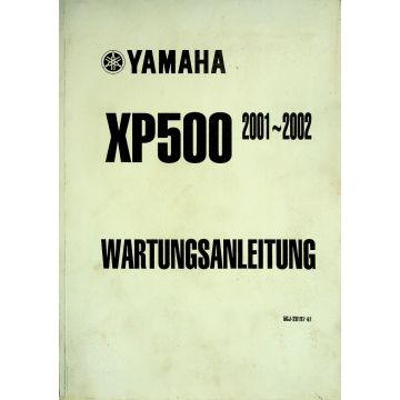 Yamaha XP 500 (2001-2002) Wartungsanleitung