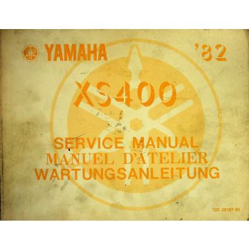 Yamaha XS 400 (1982) Wartungsanleitung