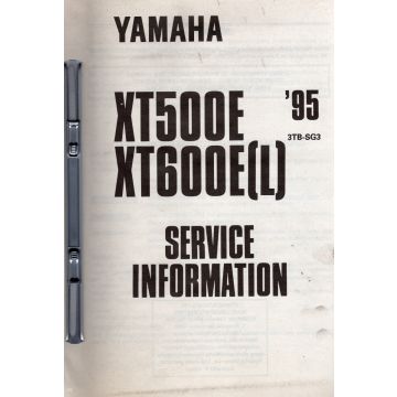 Yamaha XT 500E  XT 600 E (L) (1995-1997) Service Information