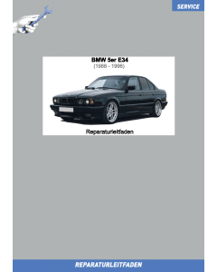 BMW 5er (1990-1996) Werkstatthandbuch Motor M51 Turbodiesel 2,5 Liter