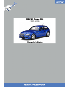 BMW Z3 Coupe (1997-2002) Werkstatthandbuch Fahrwerk, Lenkung und Bremsen