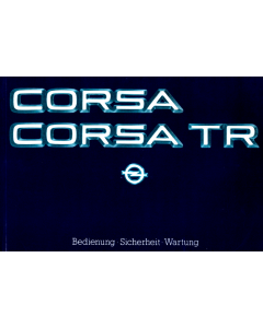 Opel Corsa 1984 - Betriebsanleitung