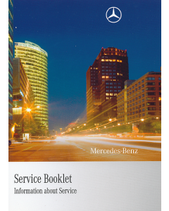 Mercedes CLS Series - Service Booklet 