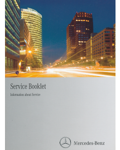 Mercedes CL-Class / S-Class Service Booklet