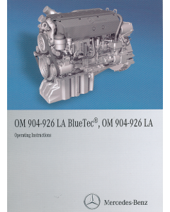 Mercedes Engine OM 904-OM926 LA Operating Instructions