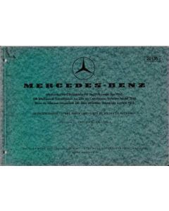 Mercedes Mechanisches DB-Getriebe BM710.0-Ersatzteilliste, Parts List