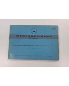 Mercedes OM 327 Motor-Erteilliste, Engine Spare Parts List 