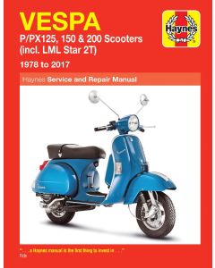 Vespa Scooters (1978-2017) Repair Manual Haynes Reparaturanleitung