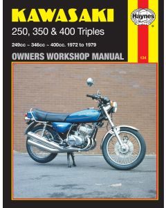 Kawasaki 250 Triples (1972-1979) Repair Manual Haynes Reparaturanleitung