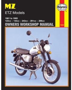 MZ ETZ Models (1981-1990) Repair Manual Haynes Reparaturanleitung