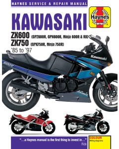 Kawasaki Ninja 600RX (1985-1997) Repair Manual Haynes Reparaturanleitung