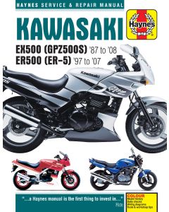 Kawasaki EX500D (1987-2008) Repair Manual Haynes Reparaturanleitung