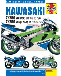 Kawasaki ZX750 (1989-1996) Repair Manual Haynes Reparaturanleitung 