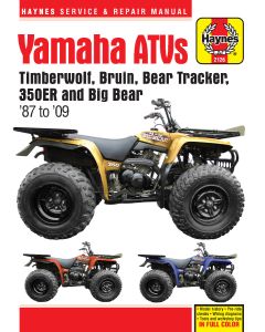 Yamaha ATVs (1987-2009) Repair Manual Haynes Reparaturanleitung