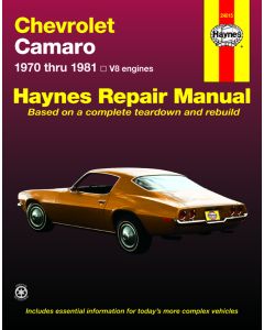 Chevrolet Camaro (1970-1981) Repair Manual Haynes Reparaturanleitung