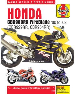 Honda FireBlade (2000-2003) Repair Manual Haynes Reparaturanleitung