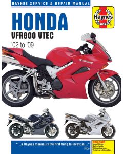 Honda VFR800 VTEC (2002-2009) Repair Manual Haynes Reparaturanleitung
