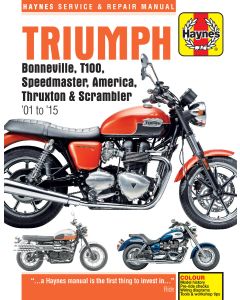 Triumph T100 (2001-2015) Repair Manual Haynes Reparaturanleitung