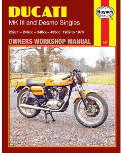 Ducati Singles (1969-1976) Repair Manual Haynes Reparaturanleitung