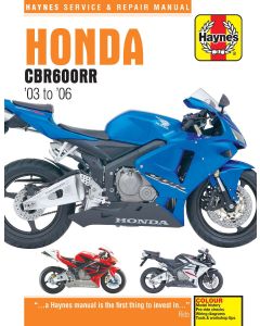 Honda CBR (2003-2006) Repair Manual Haynes Reparaturanleitung