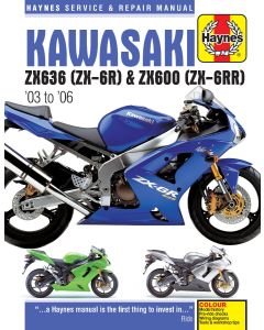Kawasaki ZX636 (2003-2006) Repair Manual Haynes Reparaturanleitung 