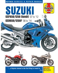 Suzuki Bandit (2007-2014) Repair Manual Haynes Reparaturanleitung 