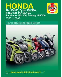 Honda 125 Scooters (2000-2009) Repair Manual Haynes Reparaturanleitung