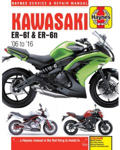 Kawasaki ER (2006-2016) Repair Manual Haynes Reparaturanleitung