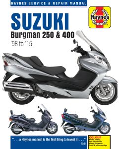Suzuki Burgman (1998-2015) Repair Manual Haynes Reparaturanleitung