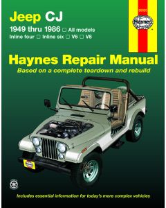 Jeep CJ (1949-1986) Repair Manual Haynes Reparaturanleitung